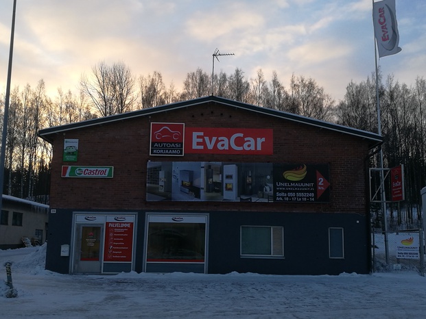 Kuva autohuoltoliikkeestä EvaCar Herttoniemi Helsinki